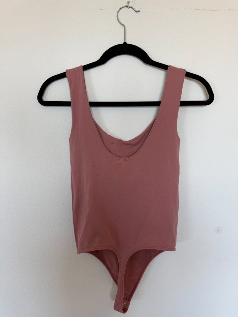 Intimately Free People Windblush Scoop Neck Bodysuit in Dusty Pink SZ XS/S New - Picture 6 of 6